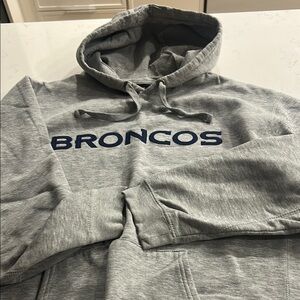 Gray Broncos Hoodie